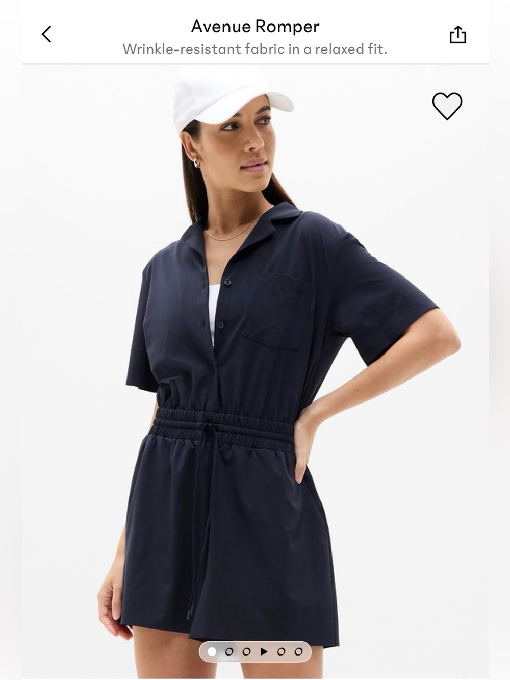Athleta Avenue Shorts Romper Large Tall